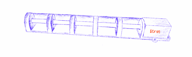 Sketch of rotary system